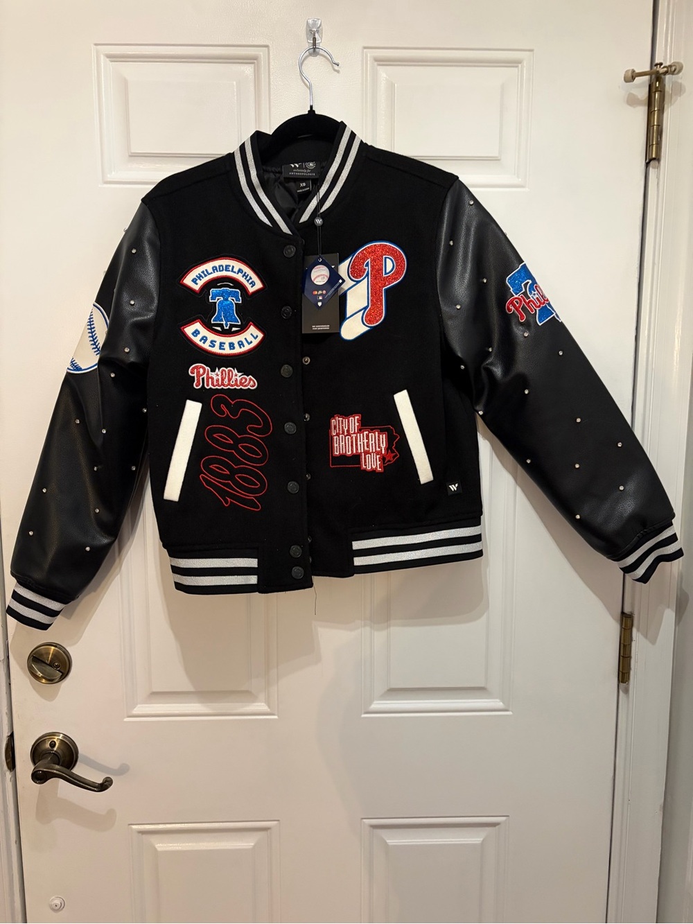 *Exclusive for Anthropology* Philadelphia Phillies Varsity Jacket